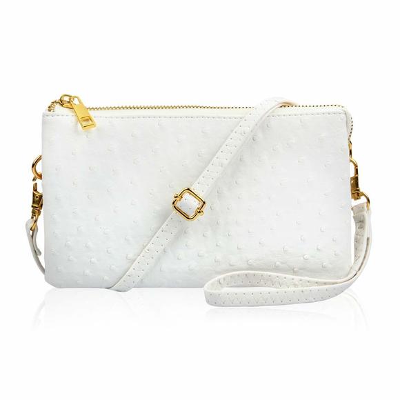 Convertible Vegan Leather Wallet Purse Clutch - Small Handbag Phone/Card :[ - Picture 1 of 5